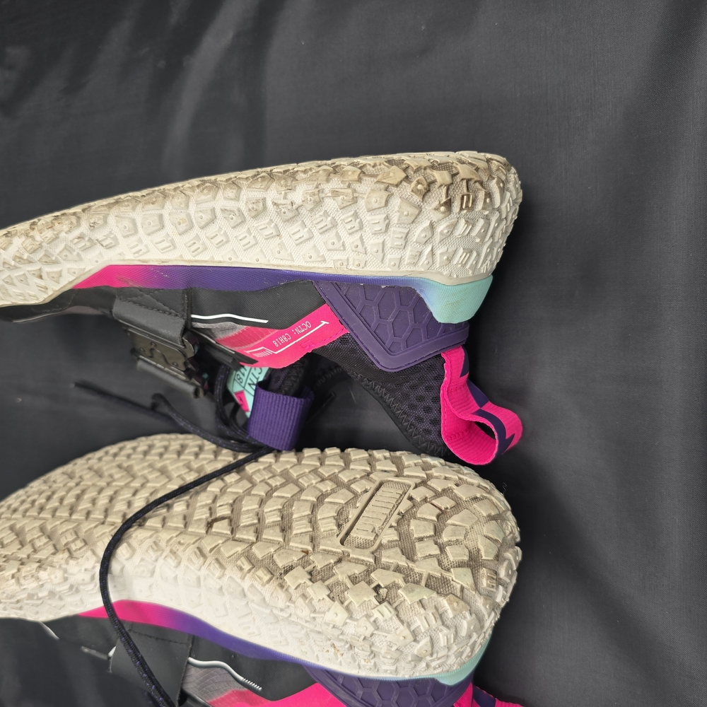Puma Athletic Shoes in Pink and Black with Textured Design